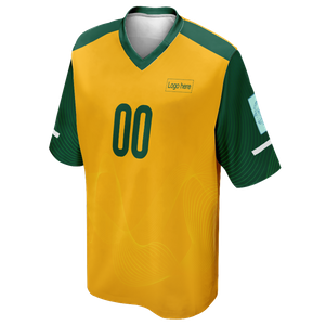 Maillot de football personnalisé de la Coupe du monde d'Australie limitée pour homme avec nom