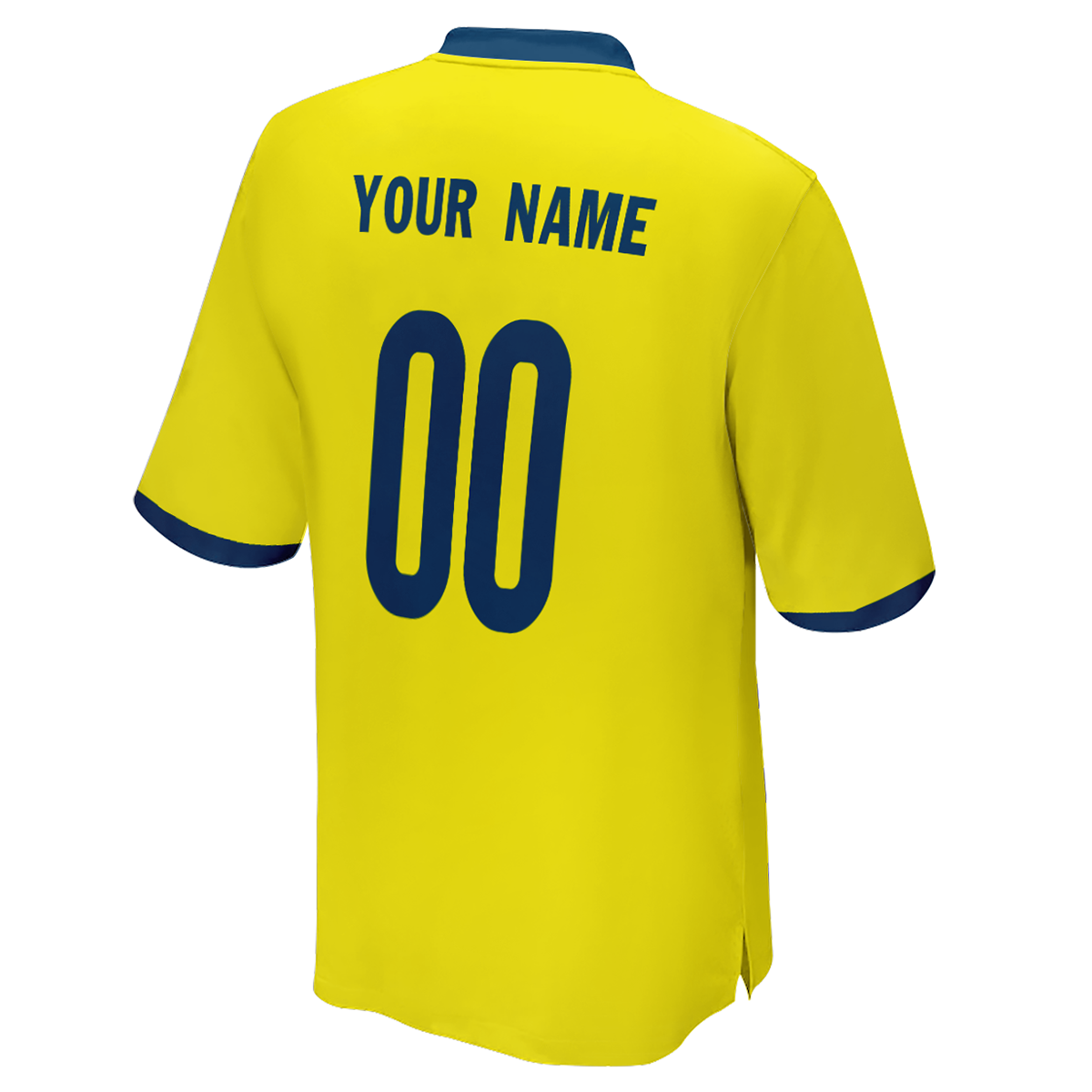 Maillot de football personnalisé de la Coupe du monde de Suède cousu pour hommes avec nom
