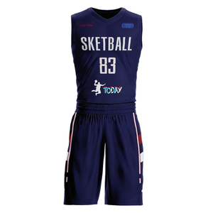 Costumes de basket-ball personnalisés de l'équipe de Serbie
