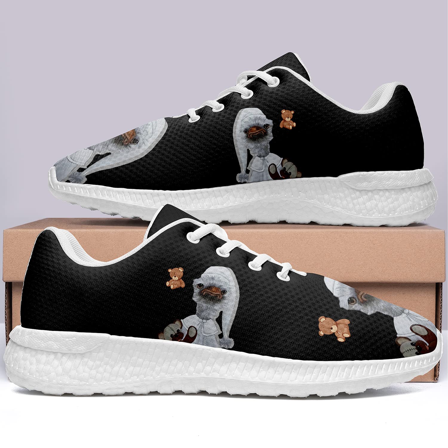 Chaussures décontractées de marche athlétiques autruche pour femmes