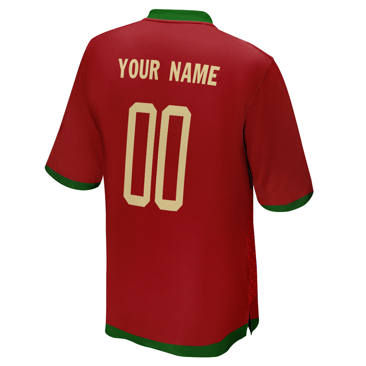 Maillot de football personnalisé coupe du monde cool du Portugal pour hommes avec logo