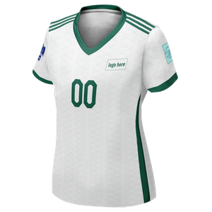 Maillot de football personnalisé de la Coupe du monde d'Algérie authentique pour femmes avec logo