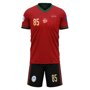 Costumes de football de l'équipe du Portugal de la Coupe du monde 2022 personnalisés
