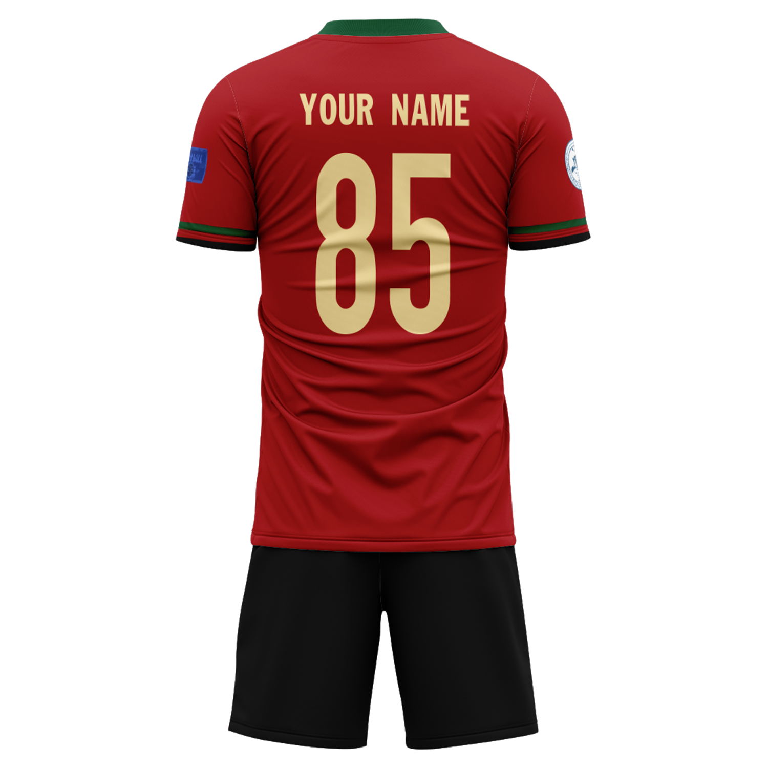 Costumes de football de l'équipe du Portugal de la Coupe du monde 2022 personnalisés