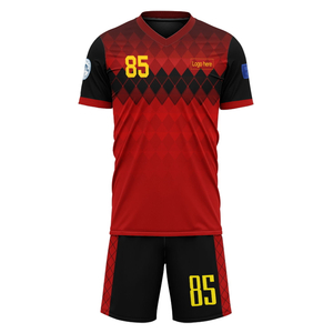 Costumes de football de l'équipe de Belgique de la Coupe du monde 2022 personnalisés